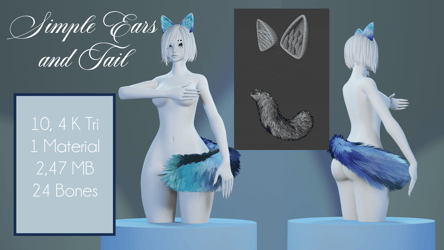 Simple Tail and Ears [FREE]