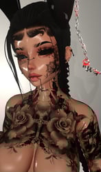 ROSES FEMALE HEAD TEXTURE - SAVI