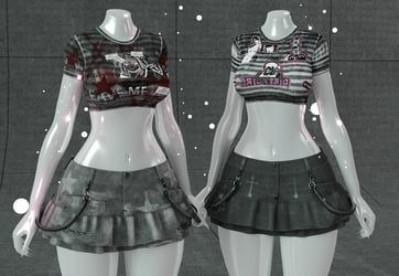 Cybercore set - C&P - Panda Base - Vrchat assets✩