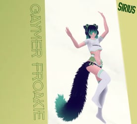 Gaymer Froakie Genderfluid Free Avi (Quest compatible)