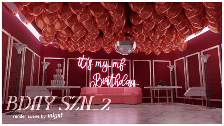 BDAY SZN_3 - Render Scene