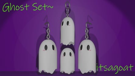 ~ Ghost Set ~ FREE Halloween Asset🎃