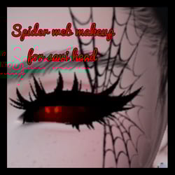 Spider Web Makeup for Savi Head