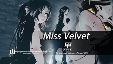 Miss Velvet 黒 | 3.0 VRChat Avatar