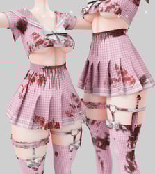 ✩Sailor killer outfit/Zinpiafit base - Vrchat assets✩