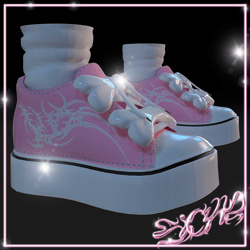 ✧*..´ Bones sneakers  /VRChat assets