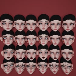 Dark | Savi Head Texture | 4K