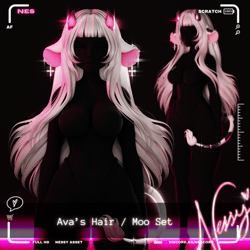 Ava's Hair + MOO SET by NESSY!