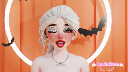 Cow makeup for Ameila head 