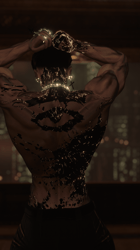 (AUDIOLINKED) Damaged Heathens Ace Base / Zinpia Face Texture Set