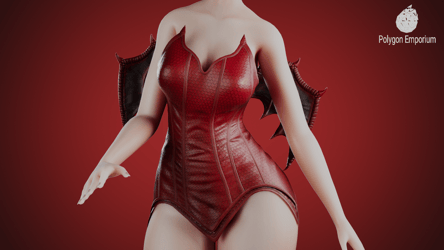 Corset Of The Scarlet Drake
