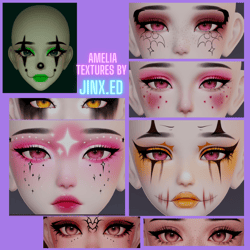 -- Jinx.ed's Amelia Mash-Up Makeup textures --