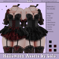 🥀Vampire Costume Pack 🥀 | Rigged | Bundle + Parts