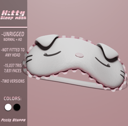 Kitty Sleep Mask ♡ [Commercial Use]