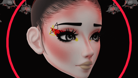 Glam Rock Makeup for Savi Head