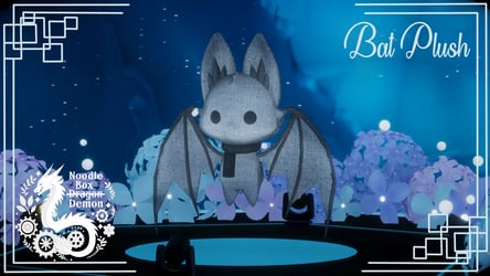 Bat Plushie 3D Model