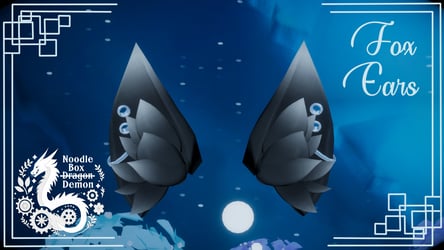Fox Ears 3D Model