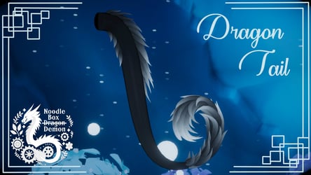 Noodle-Dragon Tail 3D Model