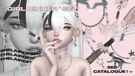 ' girl dinner ' set