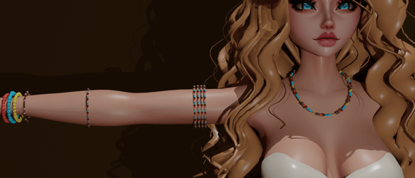 Free!! bracelet Rings and necklace  Avatars assets