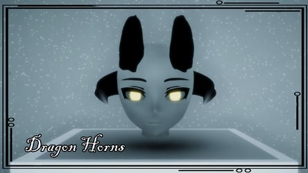 Dragon Horns 3D Model