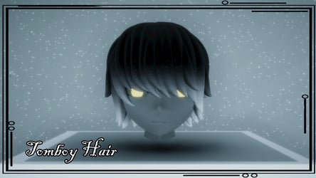 TomBoy Hair 3D Model