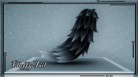 Fluffy Tail 3D Model