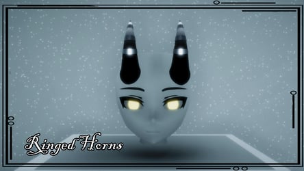 Ringed Horns 3D Model