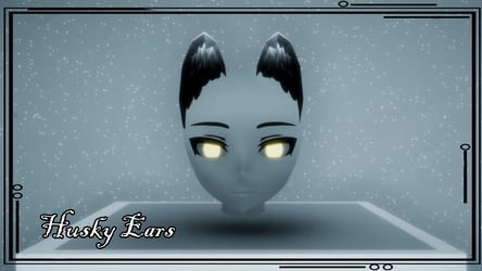 Husky Ears 3D Model