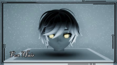 Fox hair 3D Model