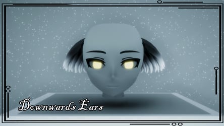 Downward Ears 3d Model