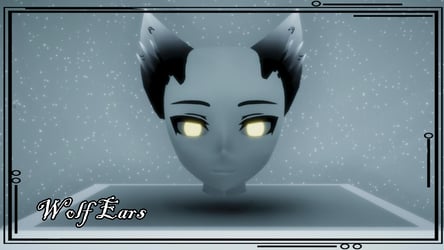 Wolf Ears 3D Model