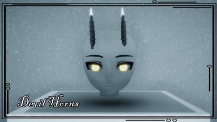 Devil Horns 3D Model
