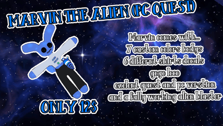 MARVIN THE ALIEN (price change to 4$)