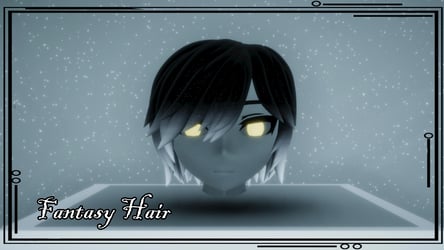 Fantasy Hair 3D Model