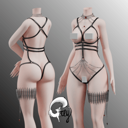 Spiked Harness [Commercial License]