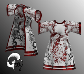 Simple Kimono - 7 textures [Commercial License]