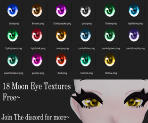 🌙Moon Eyes🌙 (Free, 10+ Textures)