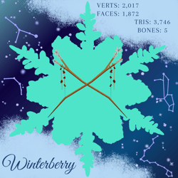 Winter Hairpins (+Staff)