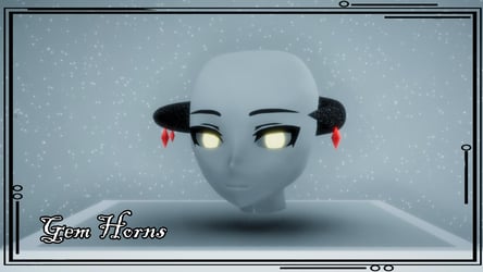 Gem Horns 3D Model