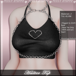 Halter Top ♡ [Commercial Use]