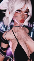 4K BURN FEMALE HEAD TEXTURE - SAVI/ AMELIA/ KIMIKO