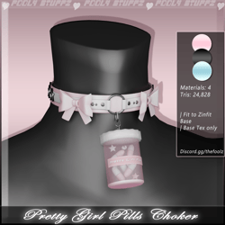 Pretty Girl Pills Choker ♡ [Commercial Use]