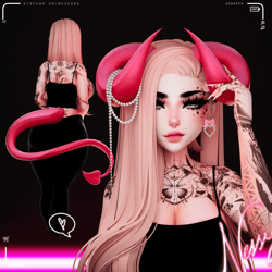Elle's Horns by Nessy!