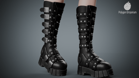 Shadow Goth Boots