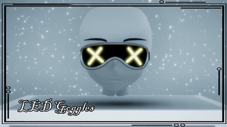 LED Goggles 3D Model
