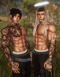 Ragnarok Texture (Akii Base Male / Exo Base Male v3.1 / Misty Ace v2 - v4 Male)