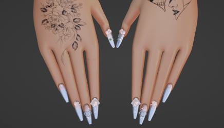 Gemstone nails