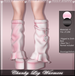 Chunky Leg Warmers ♡ [Commercial Use]