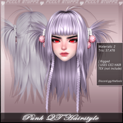 Punk QT Hairstyle ♡ [Commercial Use]